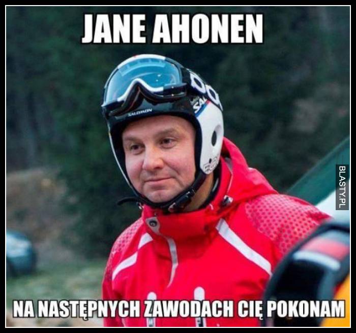 Jane Ahonen - na następnych zawodach Cię pokonam