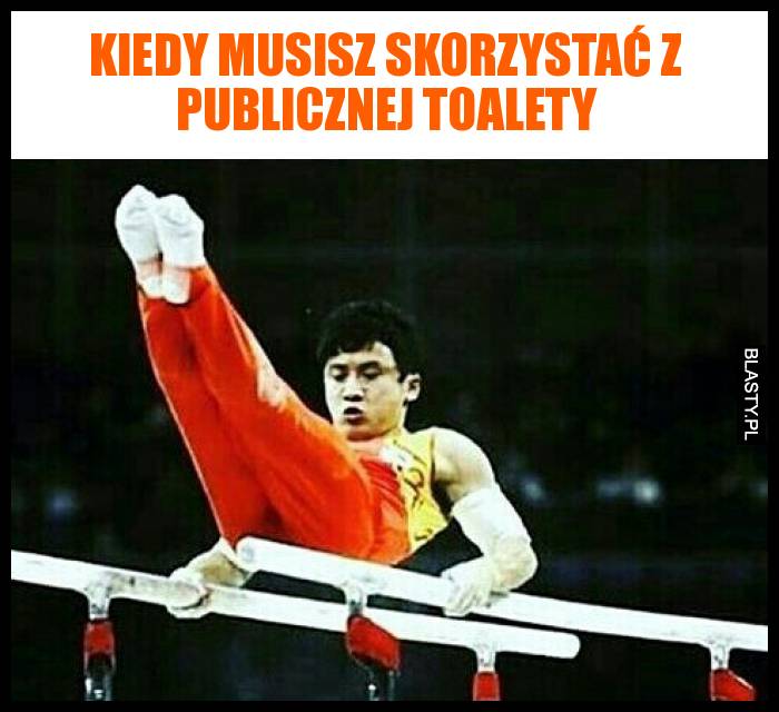 Kiedy musisz skorzystać z publicznej toalety