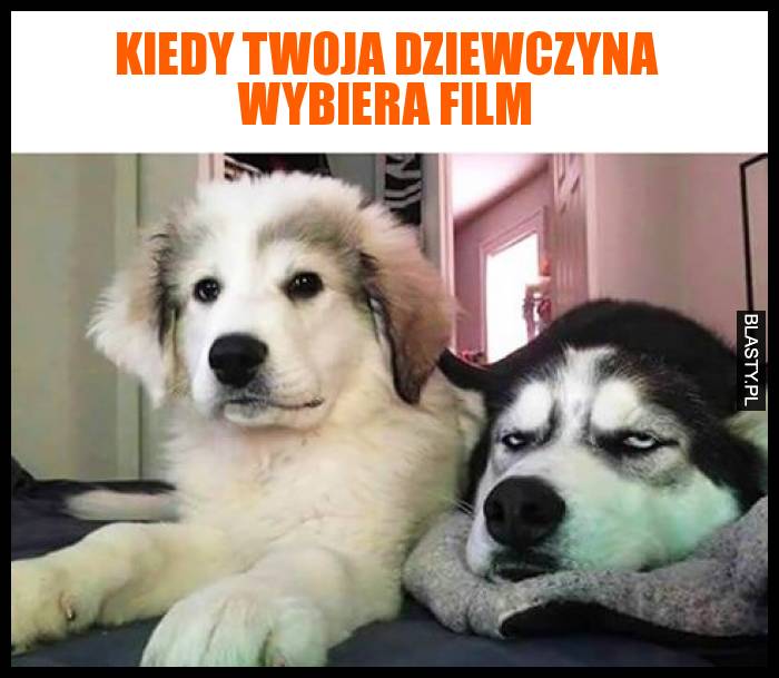 Kiedy twoja dziewczyna wybiera film