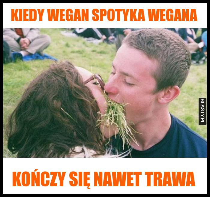 kiedy wegan spotyka wegana