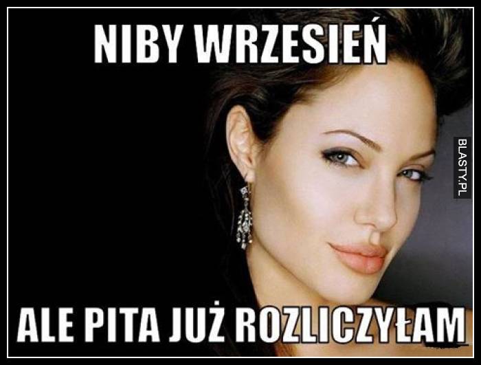 Niby wrzesień a pita już rozliczyłam