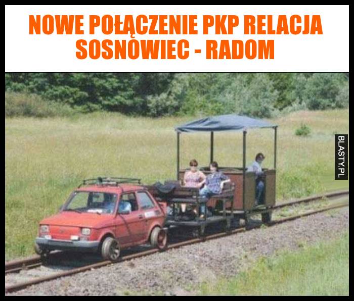 Nowe połączenie PKP relacja Sosnowiec - Radom