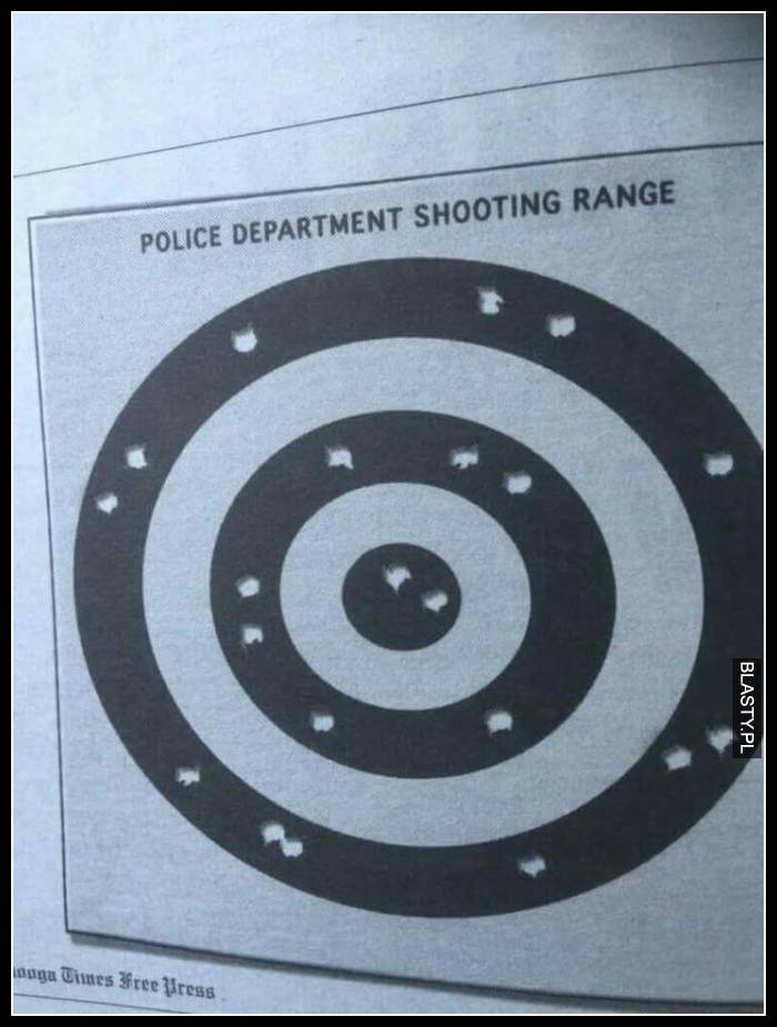 Police departament shooting range