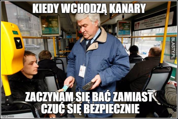 Kiedy wchodzą kanary zaczynam się bać zamiast czuć się bezpiecznie