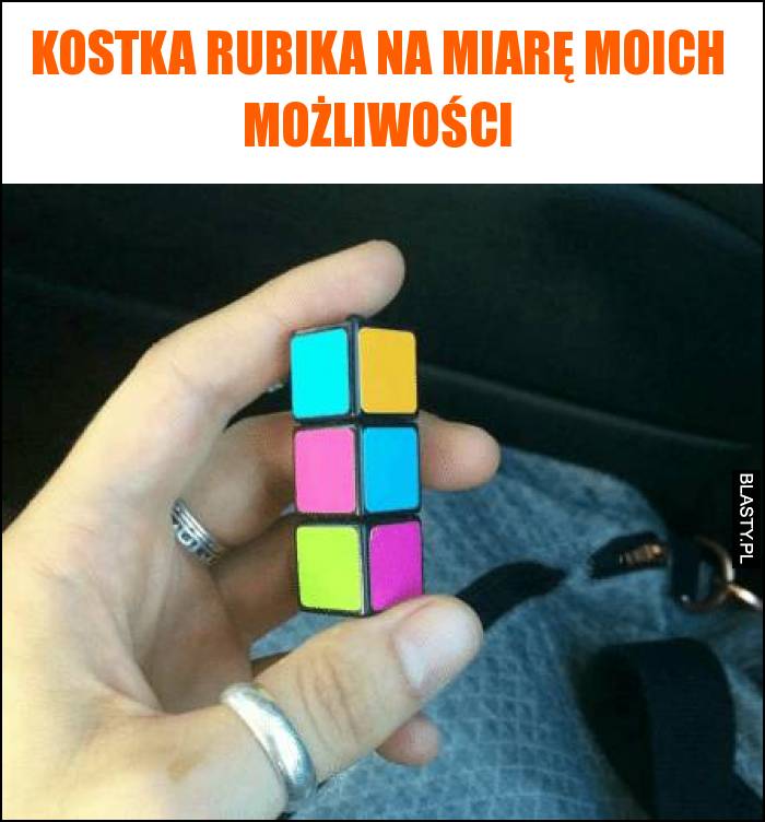 Kostka rubika na miarę moich możliwości