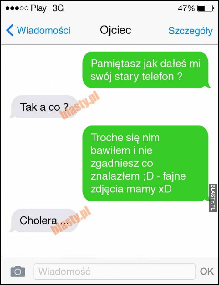 Pamiętasz jak dałeś mi swój stary telefon ?