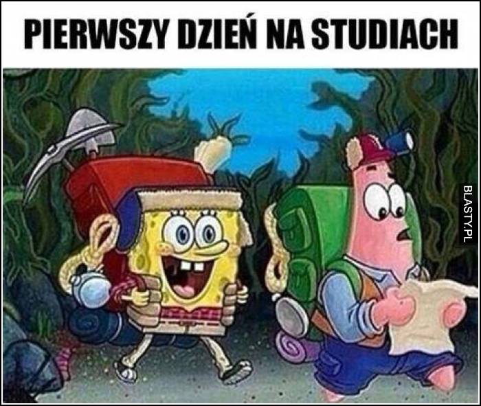 Pierwszy dzień na studiach