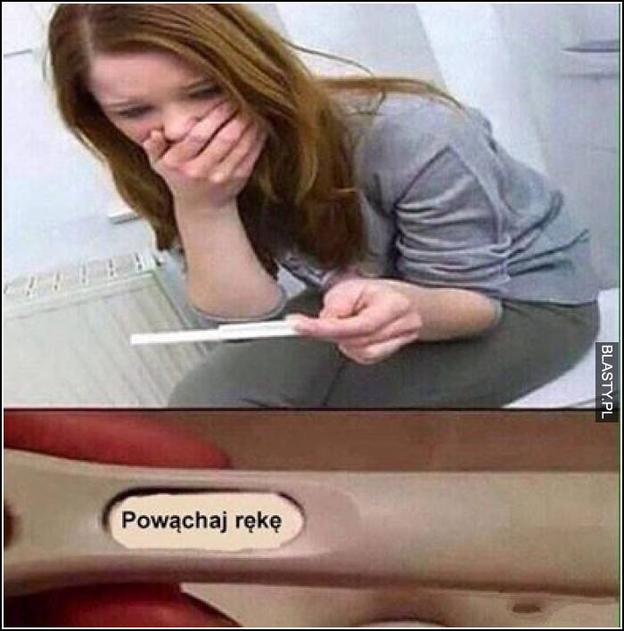 Powąchaj ręke