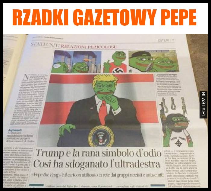 Rzadki gazetowy pepe