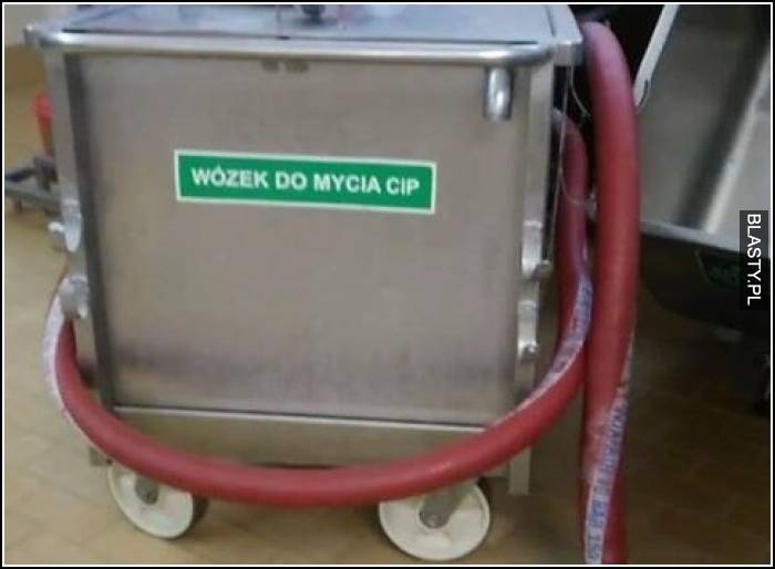 Wózek do mycia cip