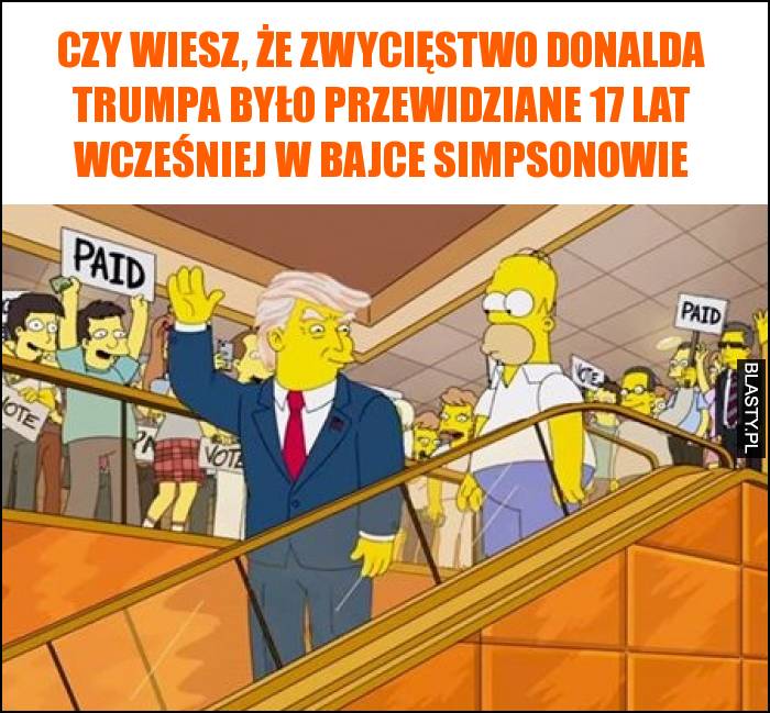 Czy wiesz, że zwycięstwo donalda trumpa było przewidziane 17 lat wcześniej