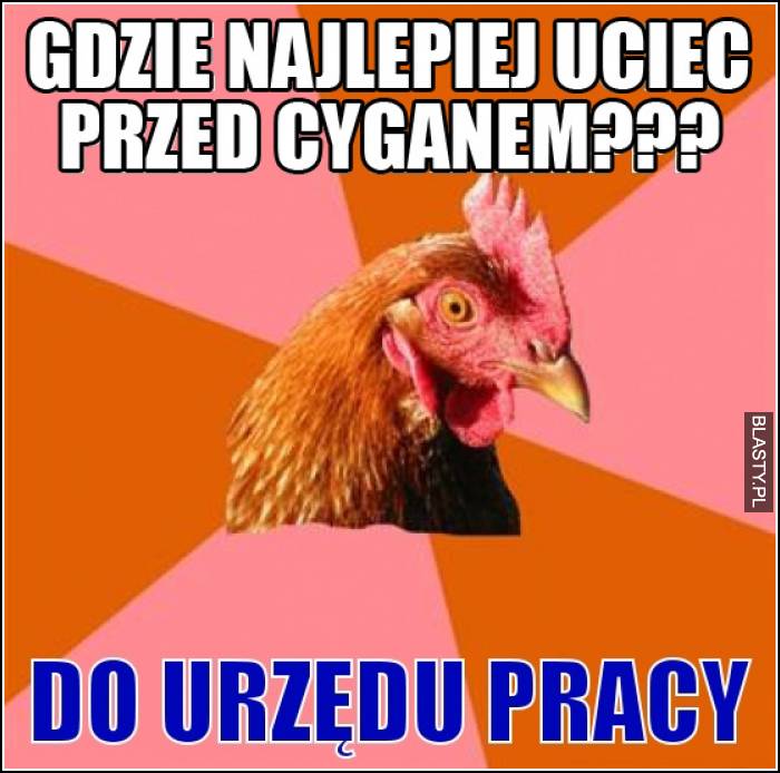 gdzie najlepiej uciec przed cyganem???