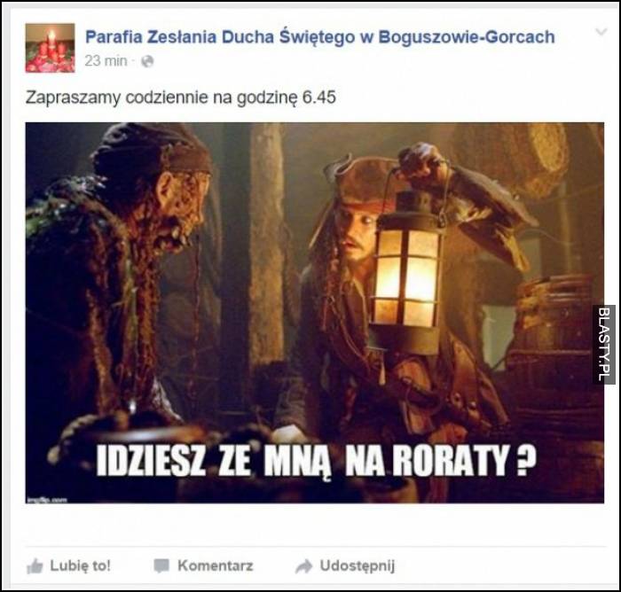 idziesz ze mną na roraty