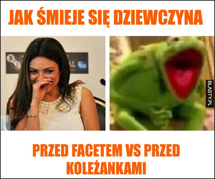 Jak śmieje się dziewczyna