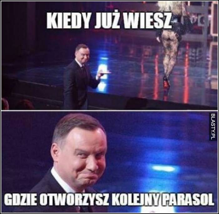 Kiedy już wiesz gdzie otworzysz kolejny parasol