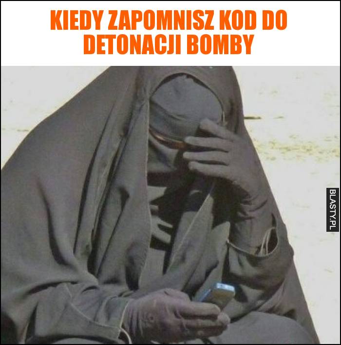 Kiedy zapomnisz kod do detonacji bomby