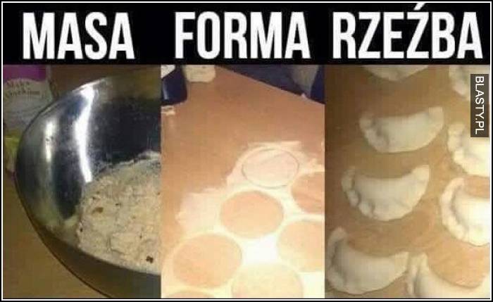 Masa forma potrm rzeźba