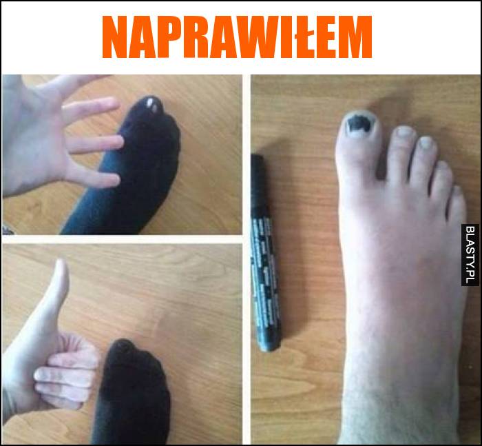 Naprawiłem