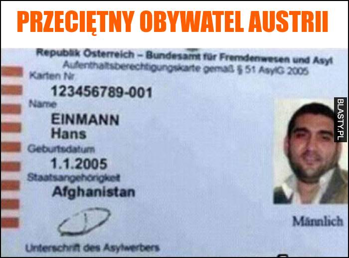 Przeciętny obywatel austrii