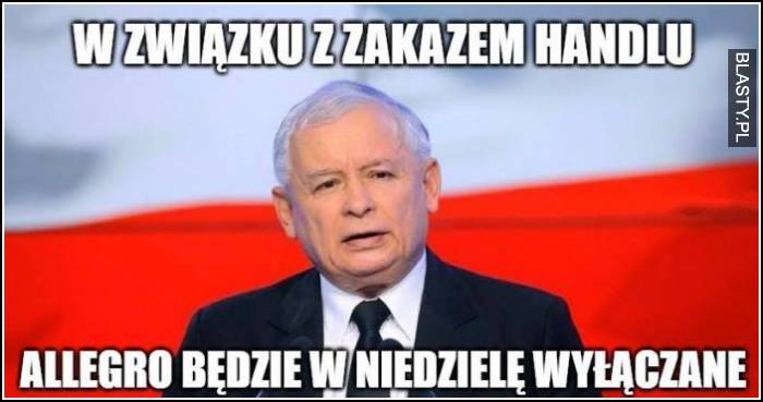 W związku z zakazem handlu - allegro będzie w niedzielę wyłączone