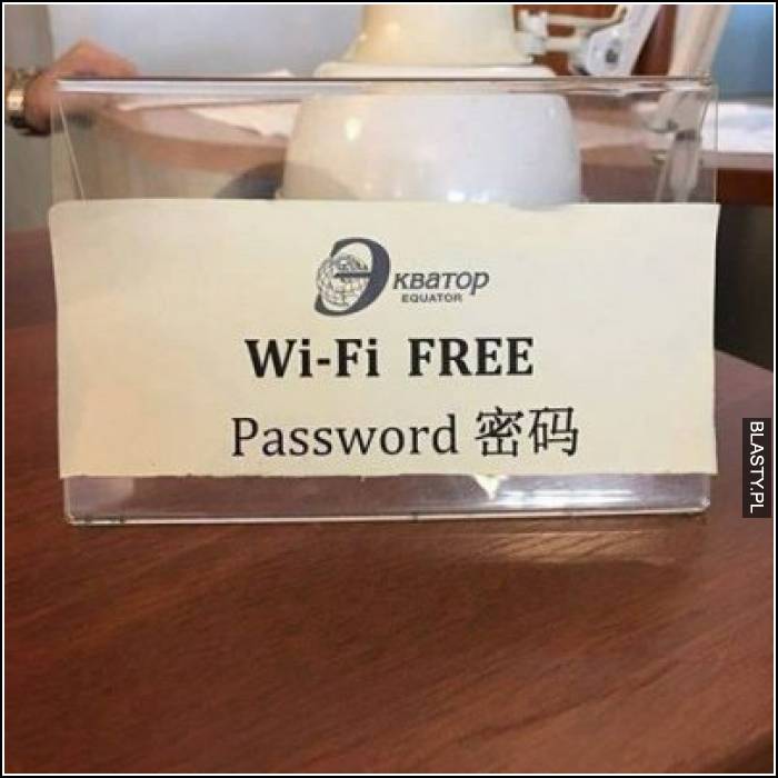 Wi-fi free password