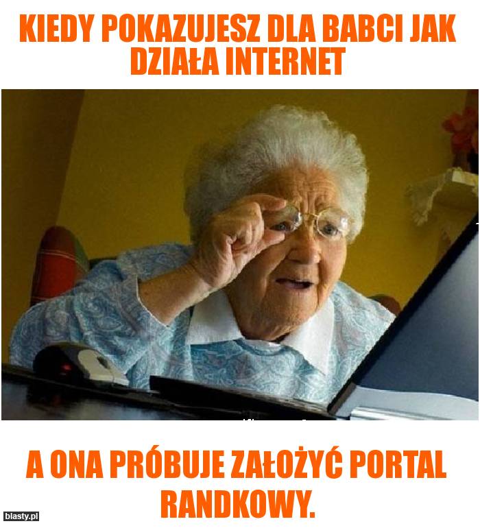 Babcia w Internecie