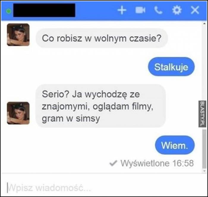 Co robisz w wolnym czasie ?