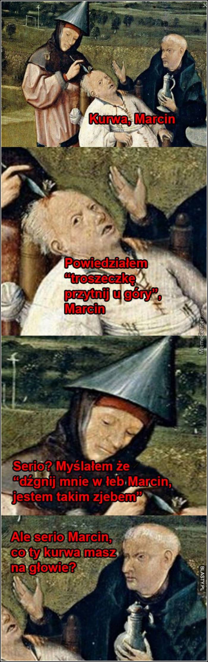 co ty kurwa masz na głowie