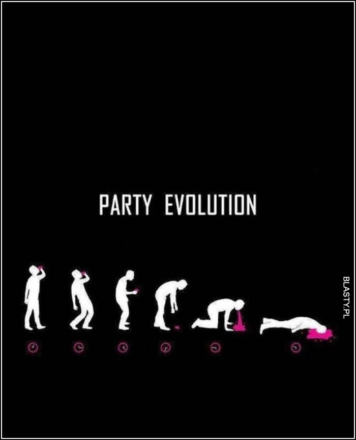 ewolucja imprezy