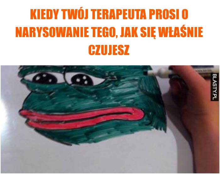 Kiedy Twój terapeuta prosi o narysowanie tego, jak się właśnie czujesz