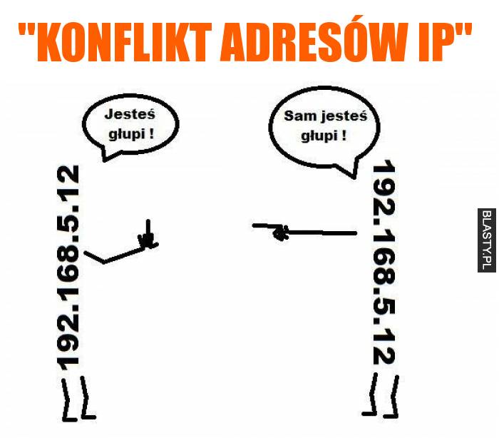 Konflikt adresów IP