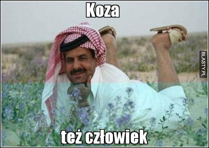 Koza też człowiek