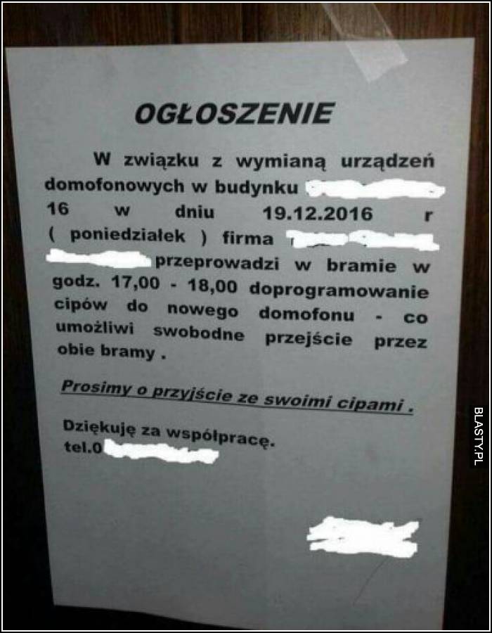 Ogłoszenie