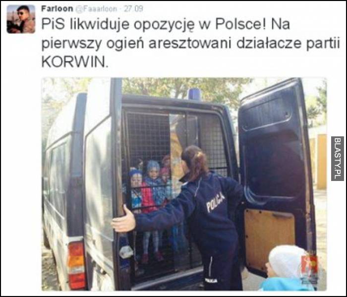 PIS likwiduję opozycję w Polsce