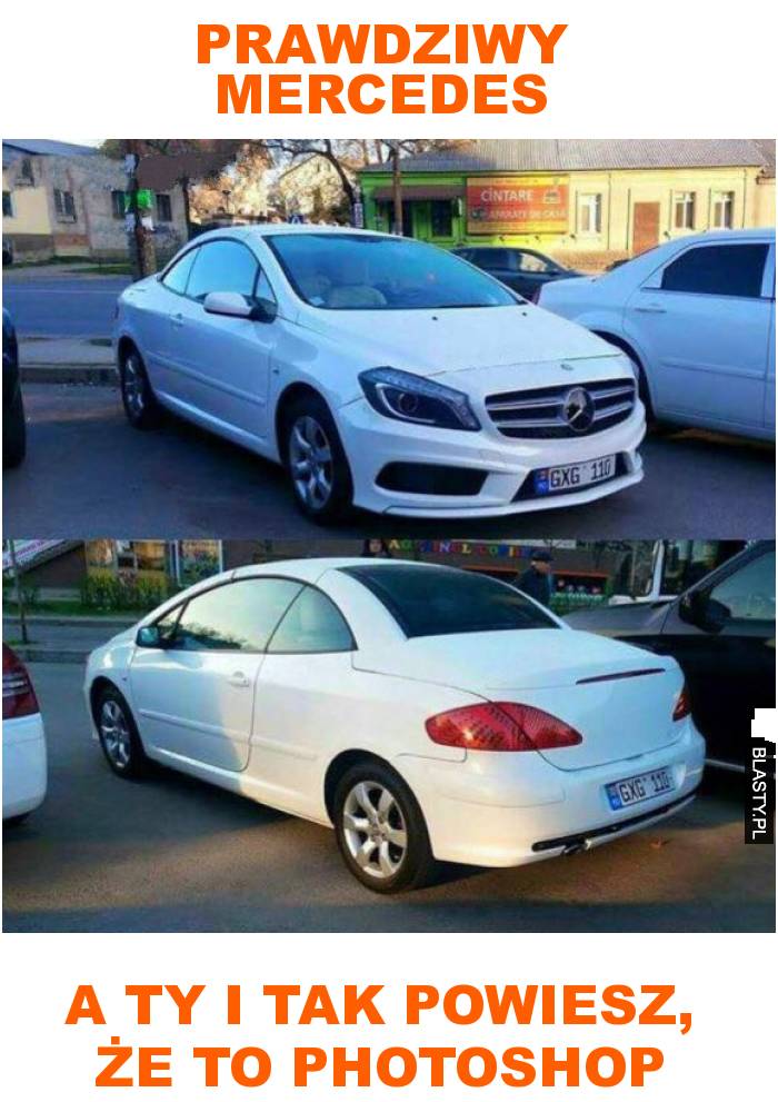 prawdziwy mercedes