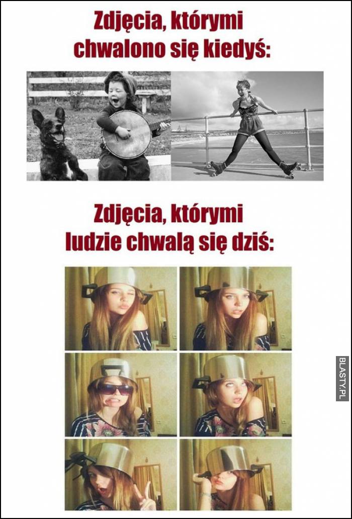 robienie zdjęć - kiedyś i dzisiaj