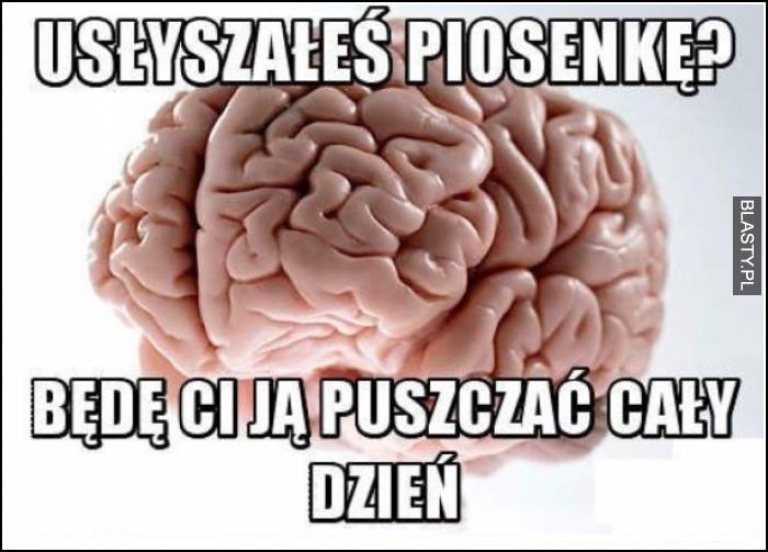 Usłyszałeś piosenkę ? będę puszczać Ci ją cały dzień