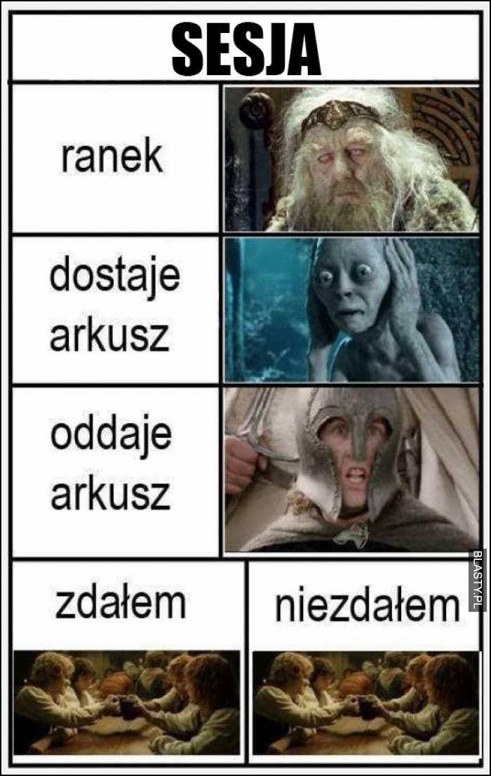 zdałem czy nie zdalem