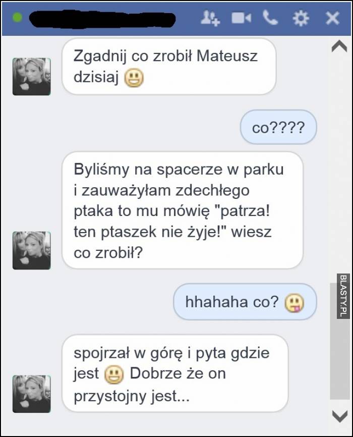 zgadnij co zrobił Mateusz