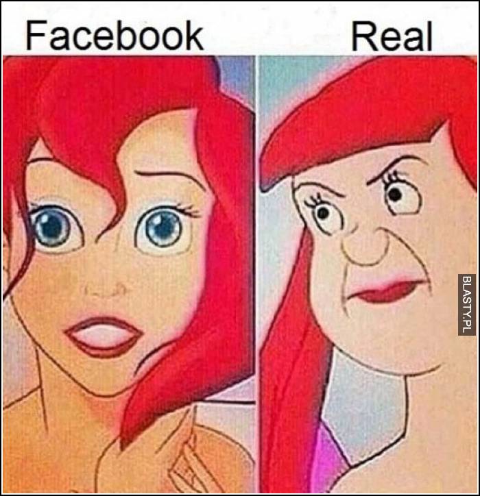facebook a rzeczywistość