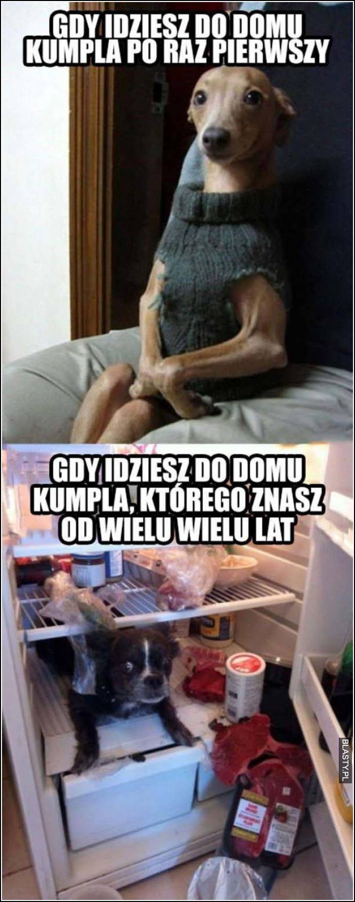 Gdy idziesz do domu kumpla po raz pierwszy