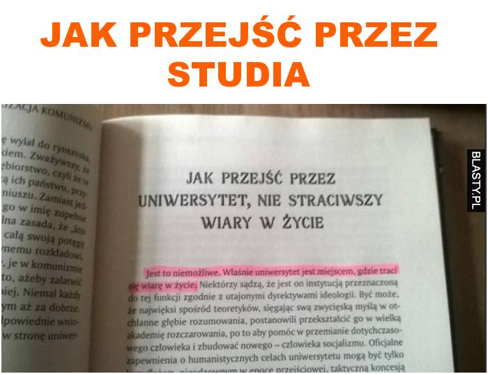 jak przejść przez studia