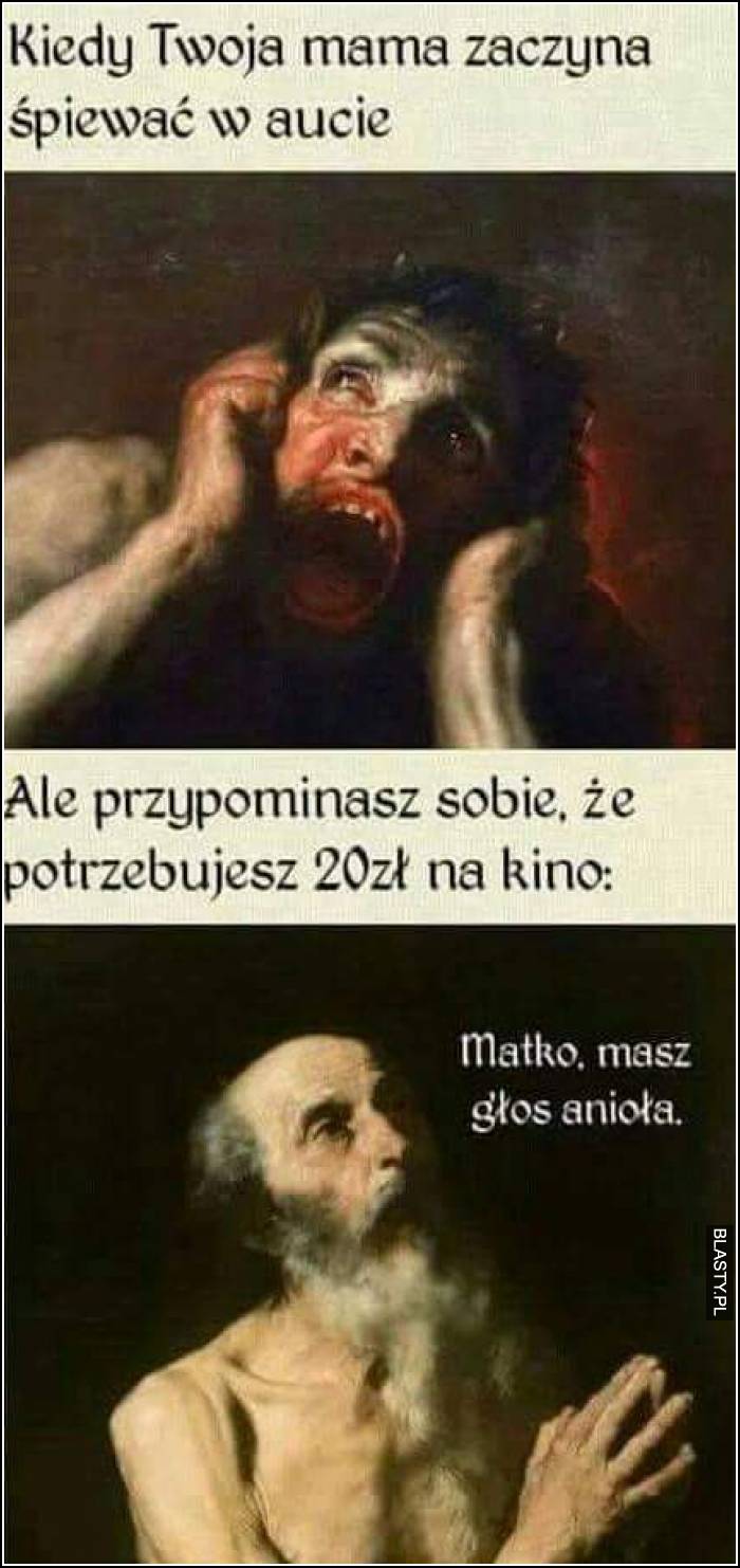 kiedy mama zaczyna śpiewać w aucie