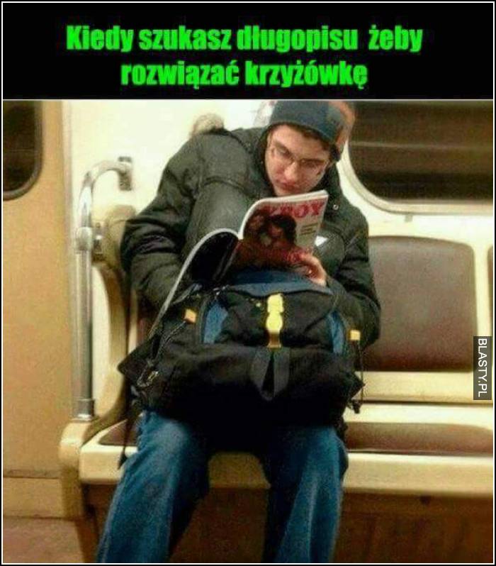 kiedy szuaksz długopisu