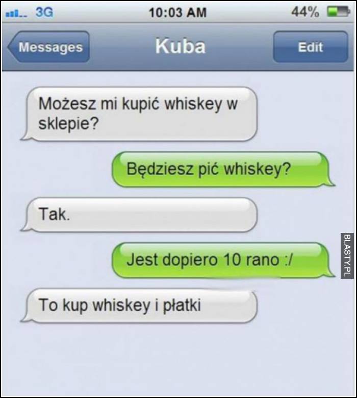 możesz kupić whiskey