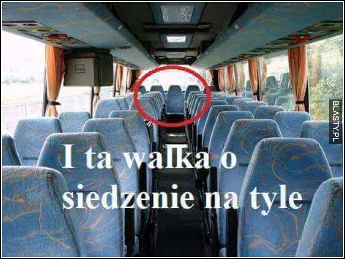 walka o tylne siedzenie