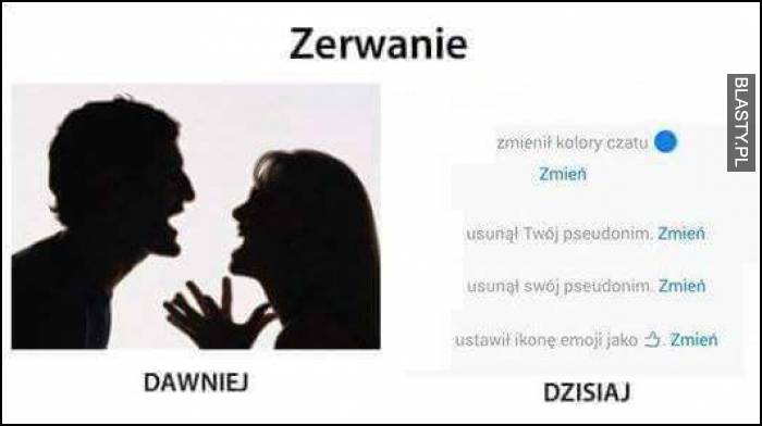 zerwanie