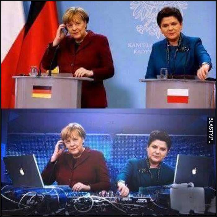 DJ Angela Merkel i Beata Szydło