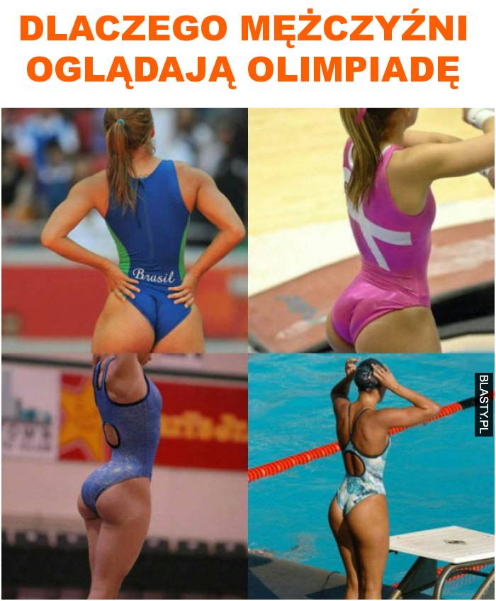 Dlaczego mężczyźni oglądają olimpiadę