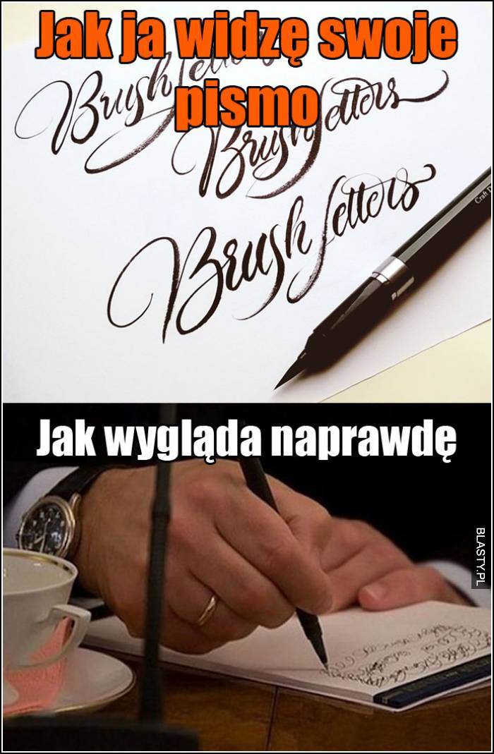 jak ja widzę swoje pismo